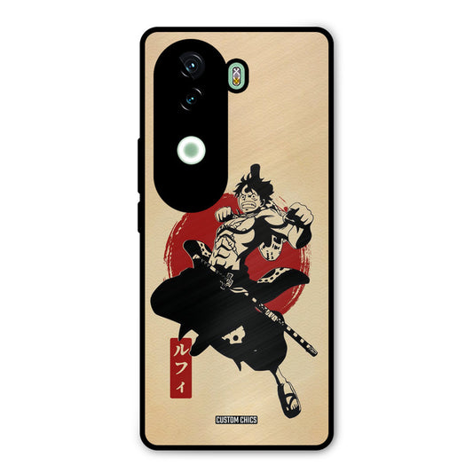 Luffy Painting iQOO Z9s Mobile Back Cover - Anime PrintShield Case
