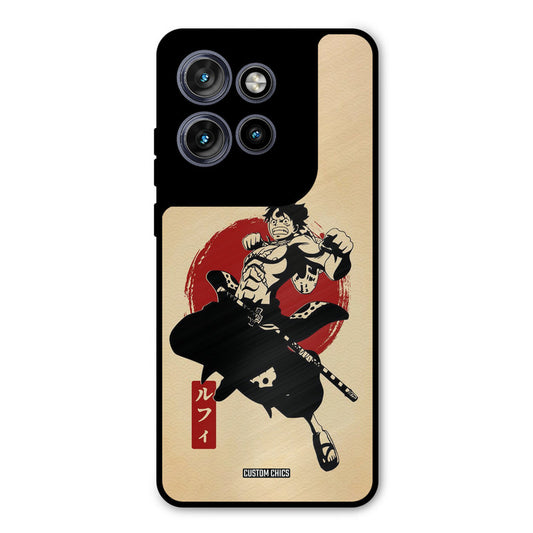 Luffy Painting Motorola Edge 50 Neo Mobile Back Cover - Anime PrintShield Case