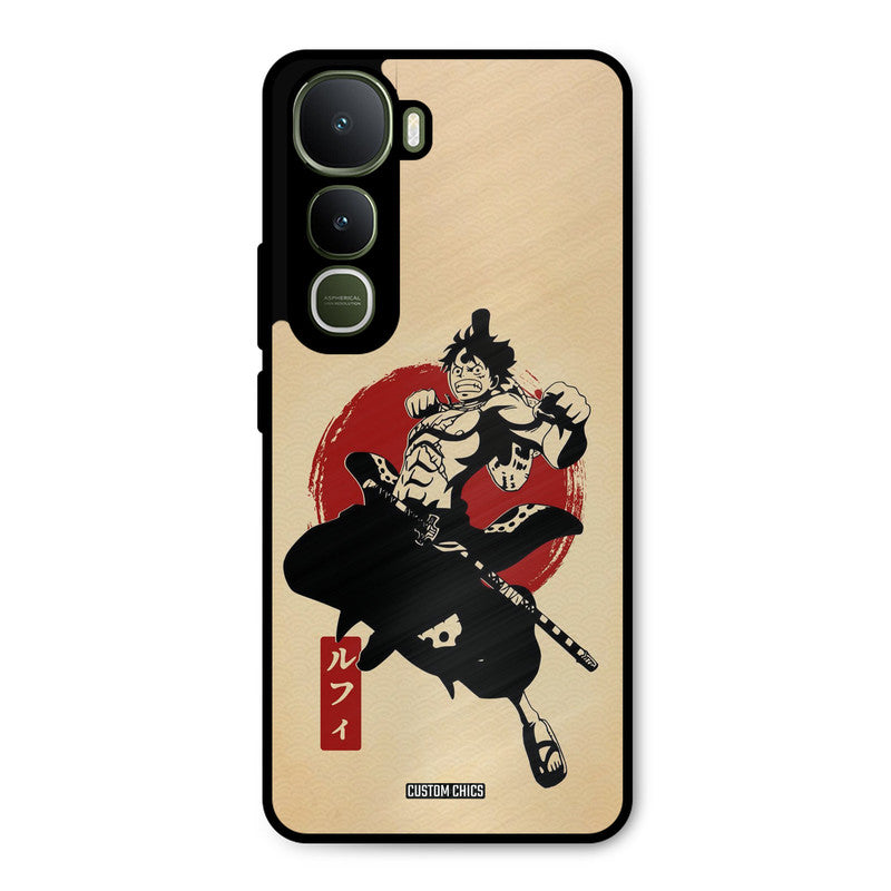 Luffy Painting Vivo Y400 Mobile Back Cover - Anime PrintShield Case
