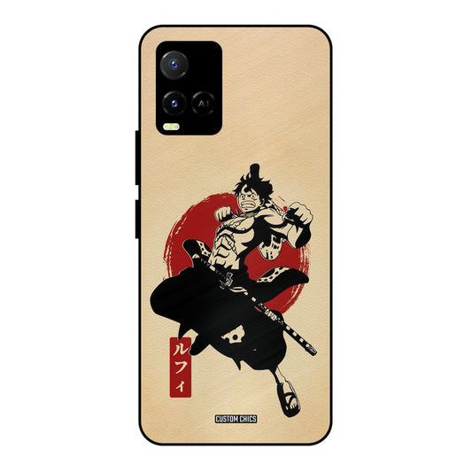 Luffy Painting Vivo Y33s Mobile Back Cover - Anime PrintShield Case