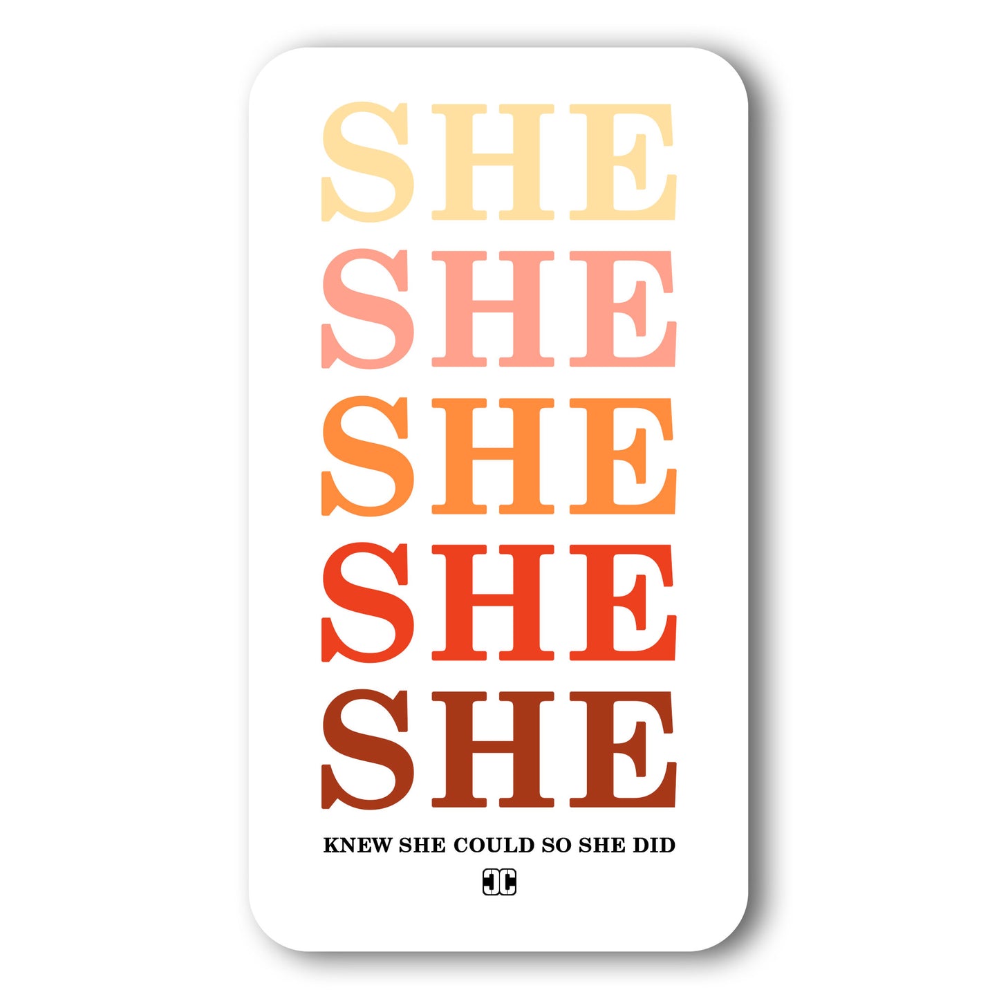 She Did It Case – Premium PrintShield Mobile Cover