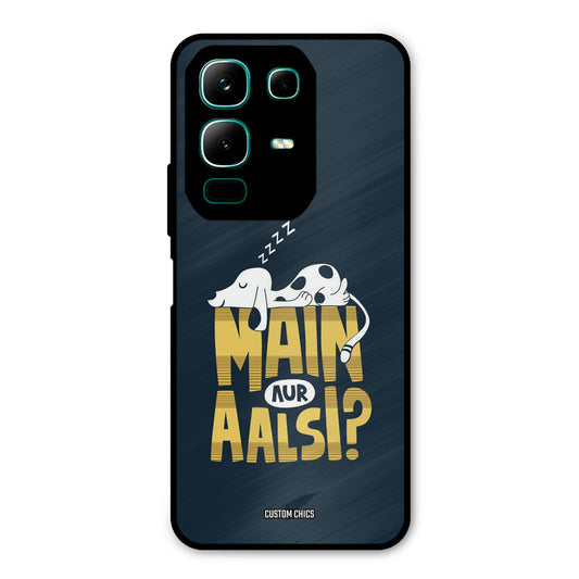 Main Aur Aalsi Infinix Note 50x Mobile Back Cover - Typography PrintShield Case