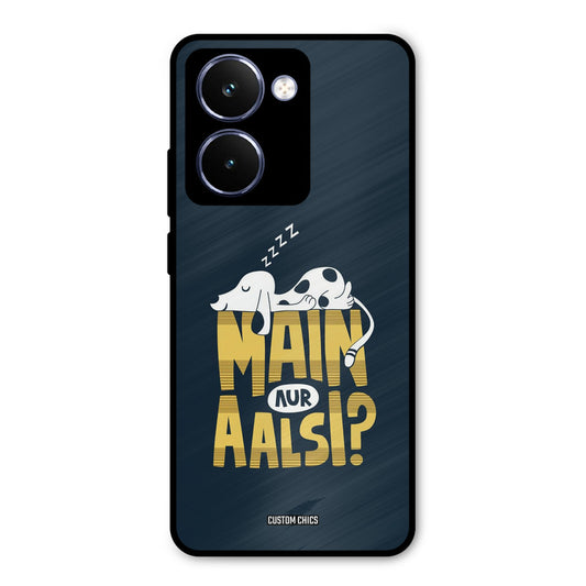 Main Aur Aalsi Realme P3 Ultra Mobile Back Cover - Typography PrintShield Case