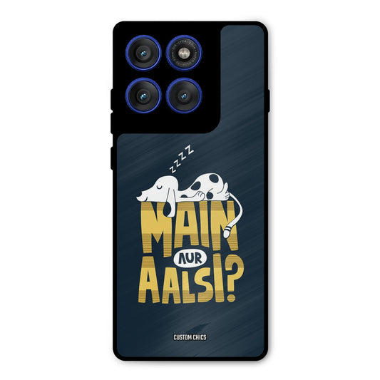 Main Aur Aalsi Motorola Edge 60 Pro Mobile Back Cover - Typography PrintShield Case