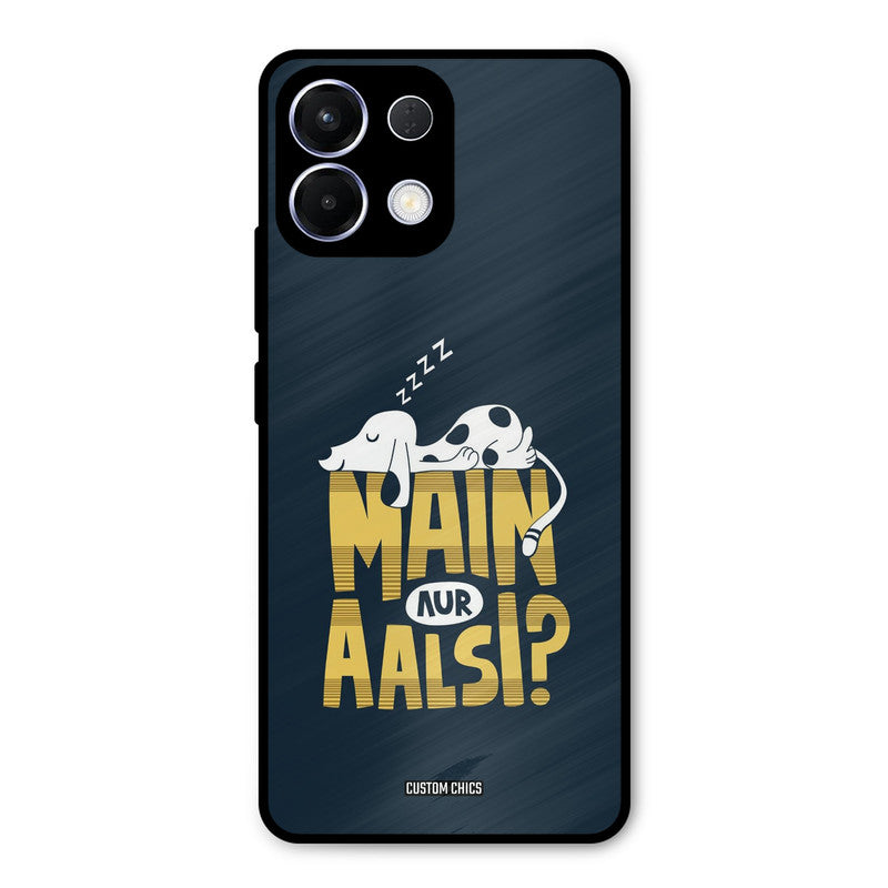 Main Aur Aalsi Oppo K13 5G Mobile Back Cover - Typography PrintShield Case