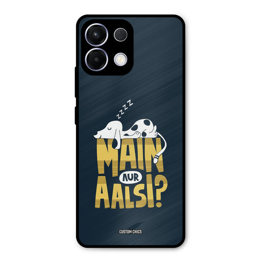 Main Aur Aalsi Oppo K13 5G Mobile Back Cover - Typography PrintShield Case