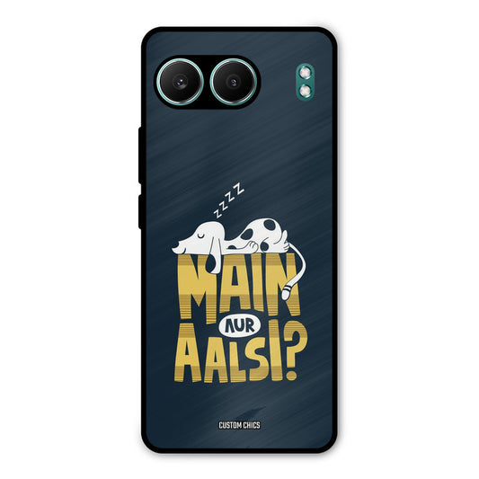Main Aur Aalsi OnePlus Nord 4 Mobile Back Cover - Typography PrintShield Case