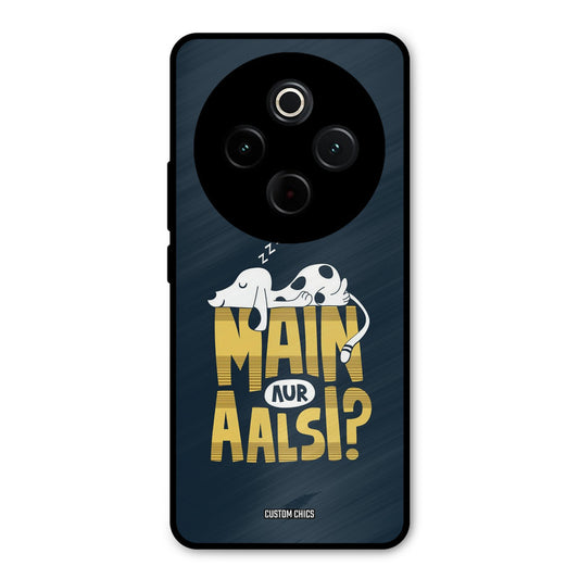 Main Aur Aalsi iQoo Z10 Mobile Back Cover - Typography PrintShield Case