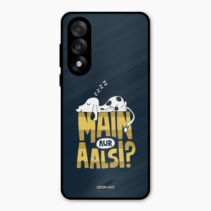 Main Aur Aalsi Oneplus Nord 5 Mobile Back Cover - Typography PrintShield Case