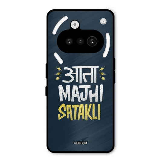 Majhi Satakli Nothing Phone 3A Mobile Back Cover - Typography PrintShield Case