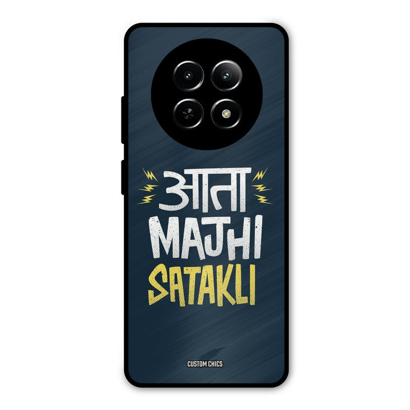 Majhi Satakli Realme Narzo N65 Mobile Back Cover - Typography PrintShield Case