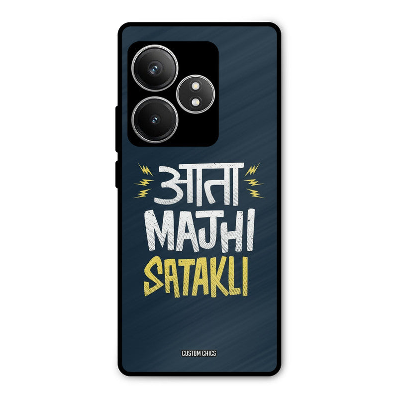 Majhi Satakli Realme GT 6T Mobile Back Cover - Typography PrintShield Case