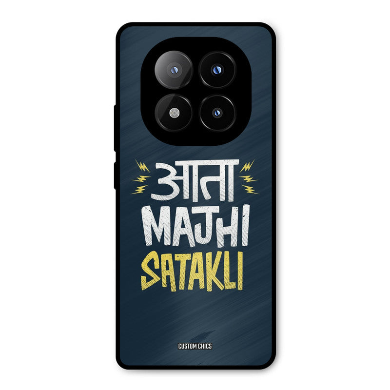 Majhi Satakli Redmi Note 14 Pro Plus 5G Mobile Back Cover - Typography PrintShield Case
