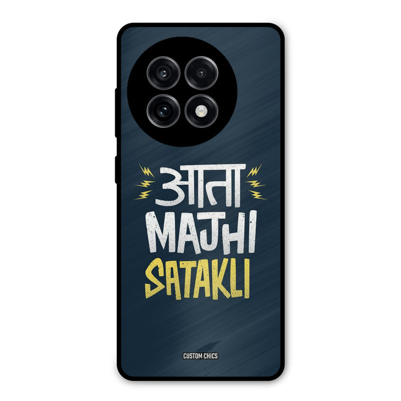 Majhi Satakli OnePlus 13R Mobile Back Cover - Typography PrintShield Case