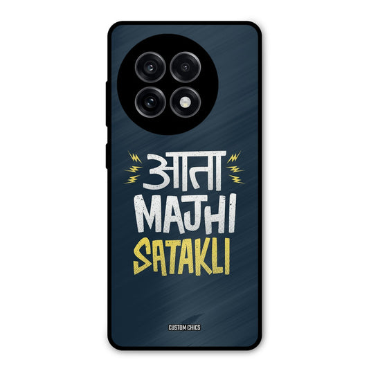 Majhi Satakli OnePlus 13R Mobile Back Cover - Typography PrintShield Case