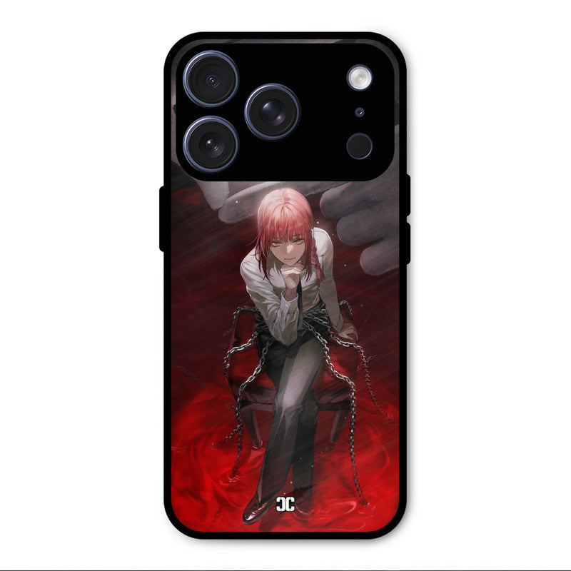 Makima Chains iPhone 17 Pro Max Mobile Back Cover - Anime PrintShield Case