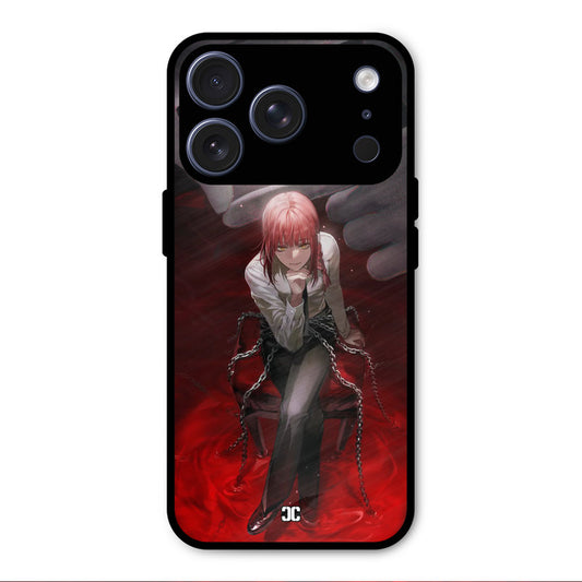 Makima Chains iPhone 17 Pro Max Mobile Back Cover - Anime PrintShield Case