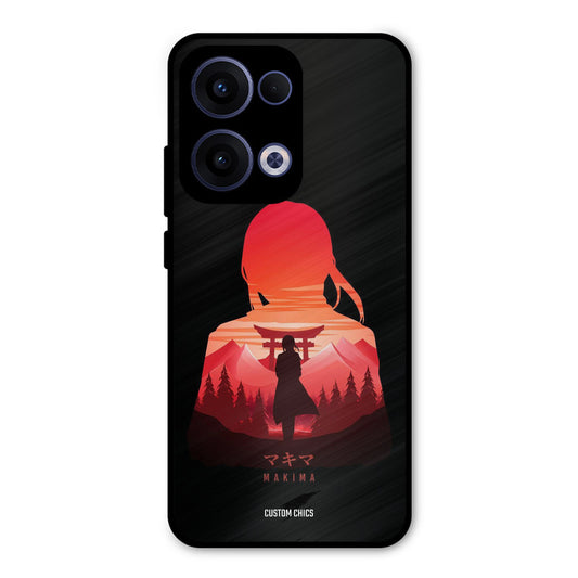 Makima Oppo Reno 13 5G Mobile Back Cover - Anime PrintShield Case