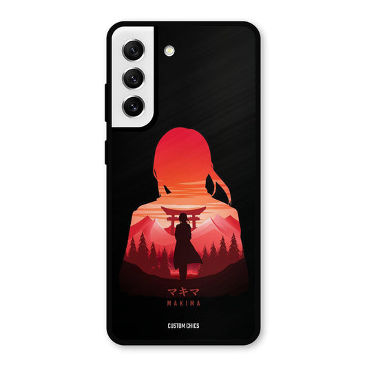 Makima Samsung Galaxy S21 FE 5G Mobile Back Cover - Anime PrintShield Case