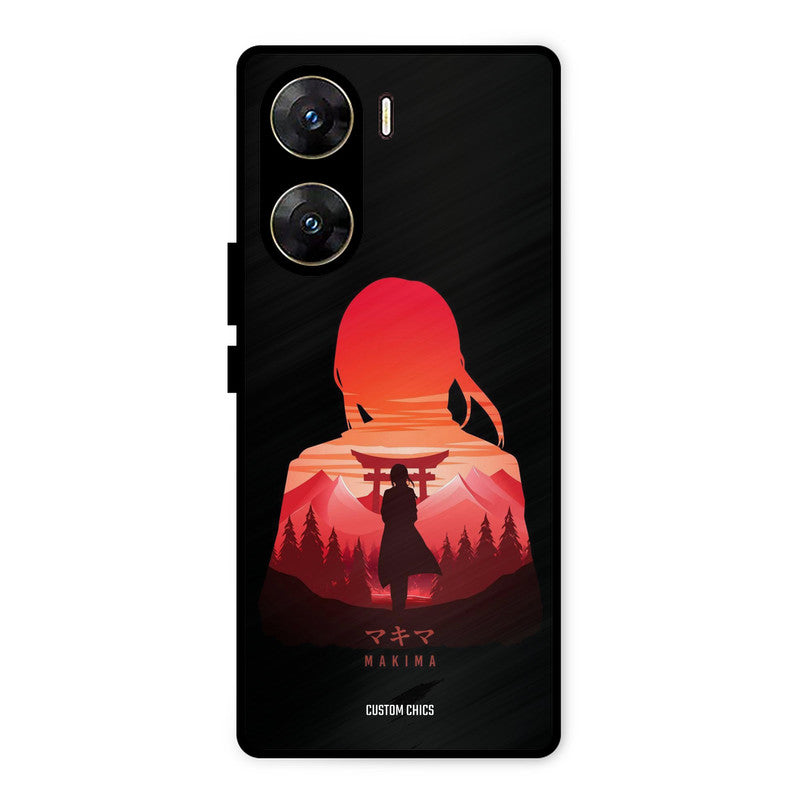 Makima Vivo V29e Mobile Back Cover - Anime PrintShield Case