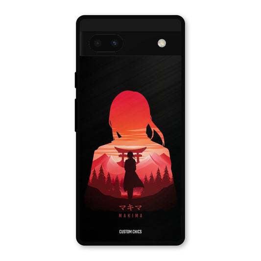 Makima Google Pixel 6a Mobile Back Cover - Anime PrintShield Case