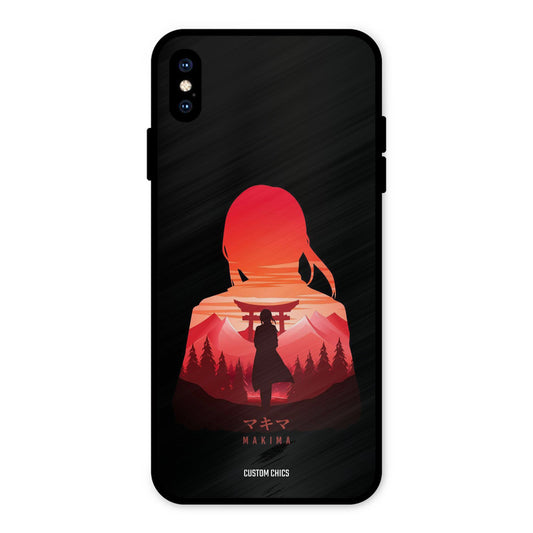 Makima iPhone XS Max Mobile Back Cover - Anime PrintShield Case