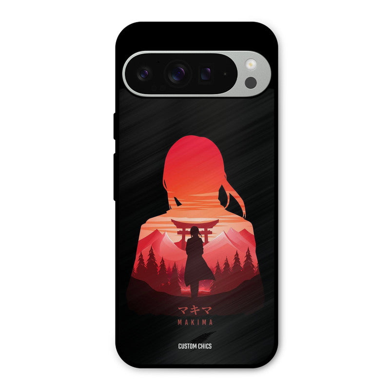 Makima Google Pixel 9 Pro XL Mobile Back Cover - Anime PrintShield Case