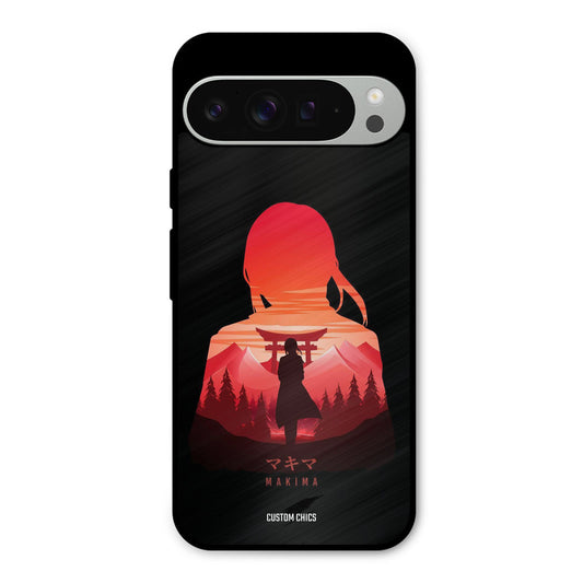 Makima Google Pixel 9 Pro XL Mobile Back Cover - Anime PrintShield Case