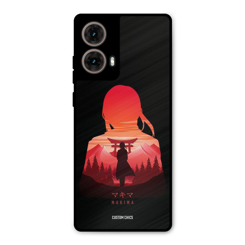 Makima Moto G85 Mobile Back Cover - Anime PrintShield Case