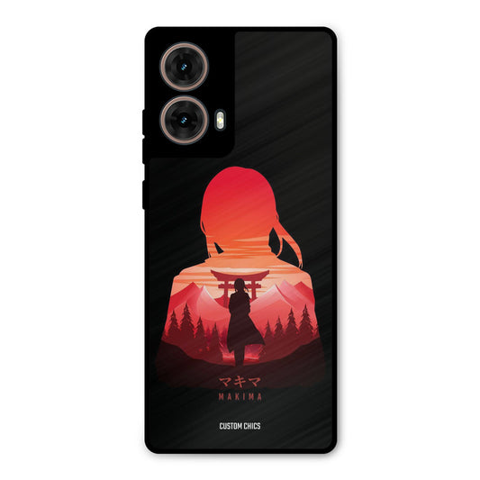 Makima Moto G85 Mobile Back Cover - Anime PrintShield Case