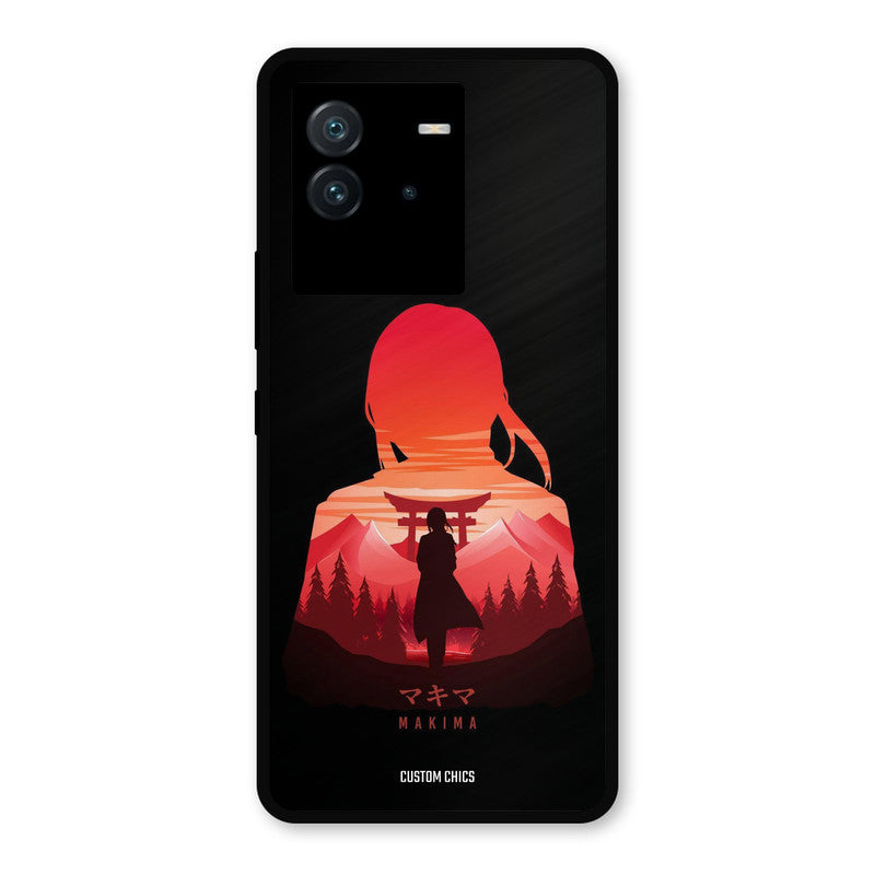 Makima iQoo Neo 6 Mobile Back Cover - Anime PrintShield Case