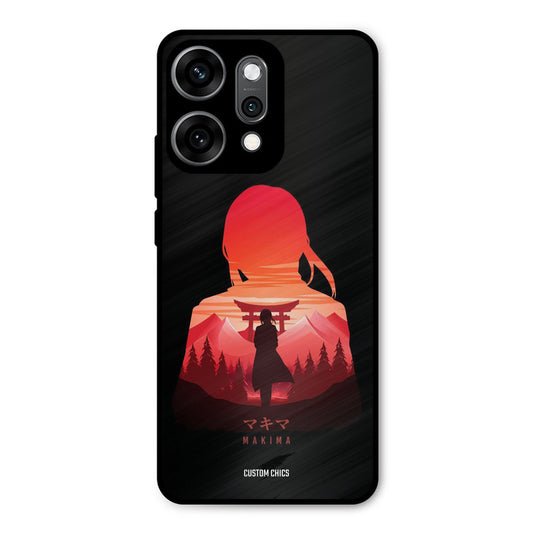Makima Oppo Reno 14 Pro Mobile Back Cover - Anime PrintShield Case