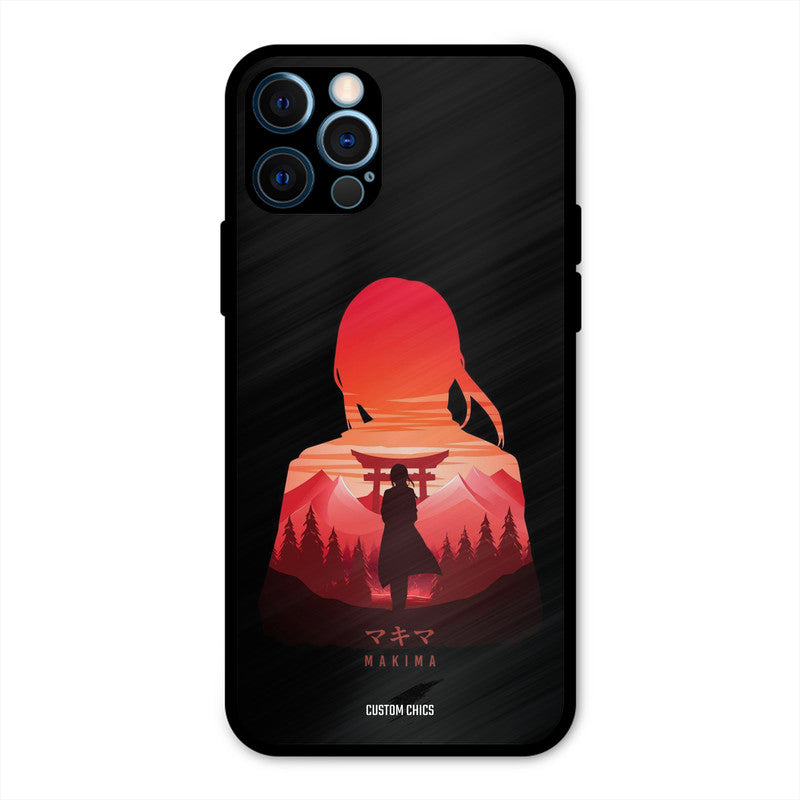 Makima iPhone 12 Pro Mobile Back Cover - Anime PrintShield Case