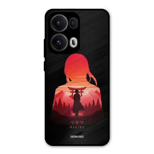 Makima Oppo Reno 13 Pro 5G Mobile Back Cover - Anime PrintShield Case