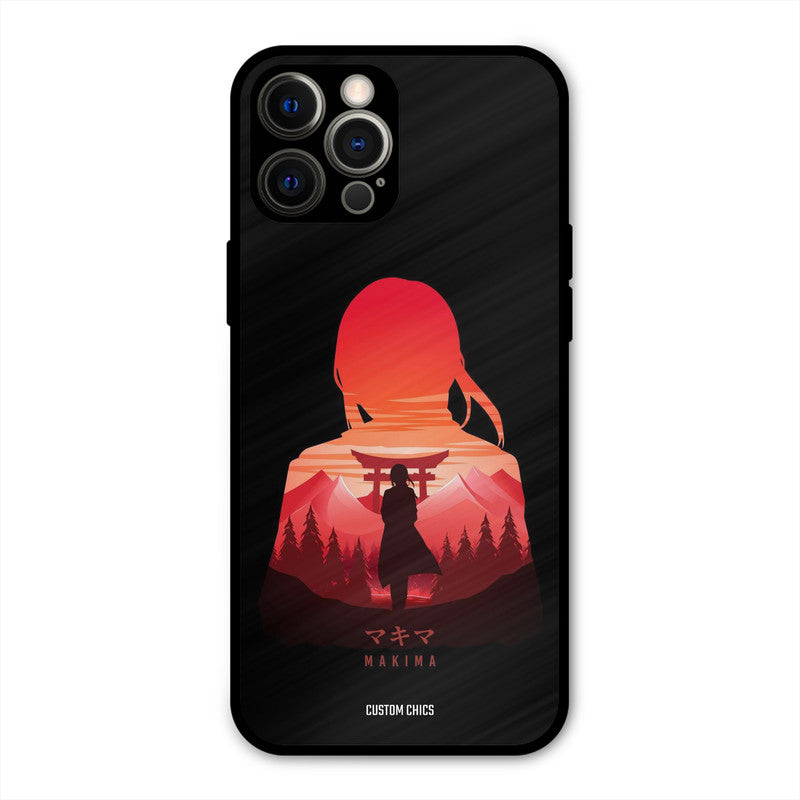 Makima iPhone 12 Pro Max Mobile Back Cover - Anime PrintShield Case