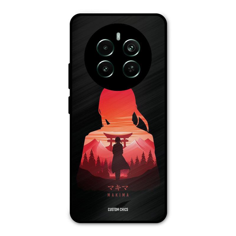 Makima Realme 12 Plus Mobile Back Cover - Anime PrintShield Case