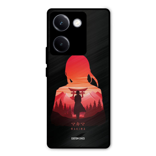 Makima Vivo Y300 Plus Mobile Back Cover - Anime PrintShield Case
