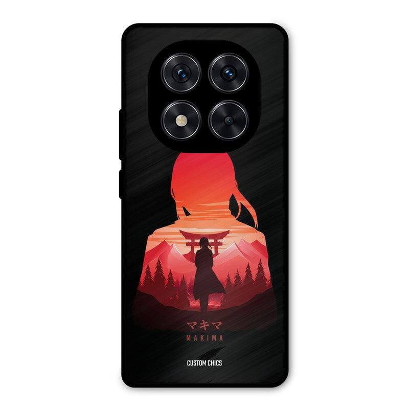 Makima Redmi Note 14 Pro Mobile Back Cover - Anime PrintShield Case