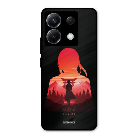 Makima Poco X6 Mobile Back Cover - Anime PrintShield Case