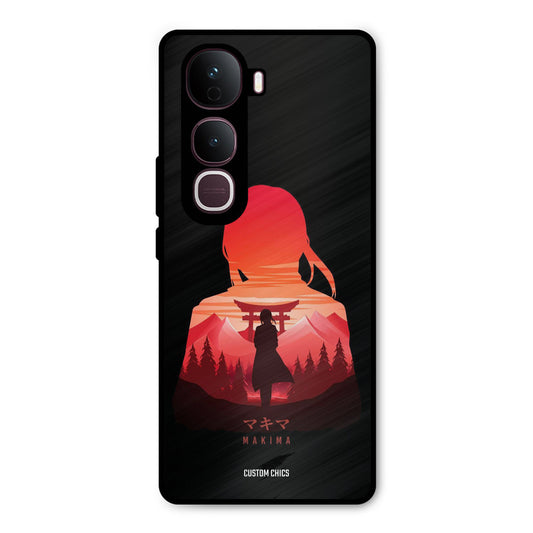 Makima Vivo Y400 Pro Mobile Back Cover - Anime PrintShield Case