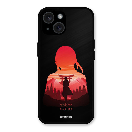 Makima iPhone 15 Plus Mobile Back Cover - Anime PrintShield Case