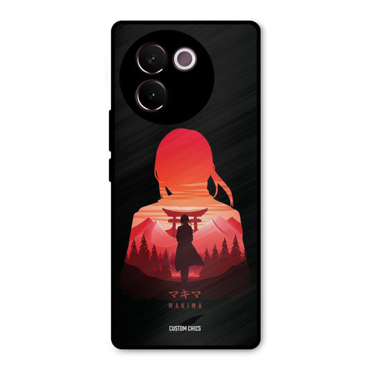 Makima Vivo V30e Mobile Back Cover - Anime PrintShield Case