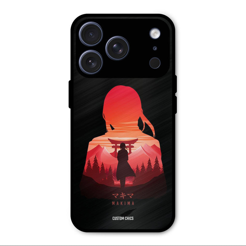 Makima iPhone 17 Pro Max Mobile Back Cover - Anime PrintShield Case