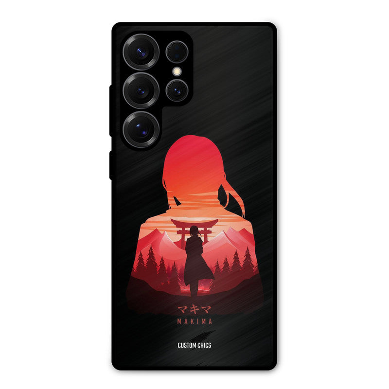 Makima Samsung Galaxy S25 Ultra Mobile Back Cover - Anime PrintShield Case