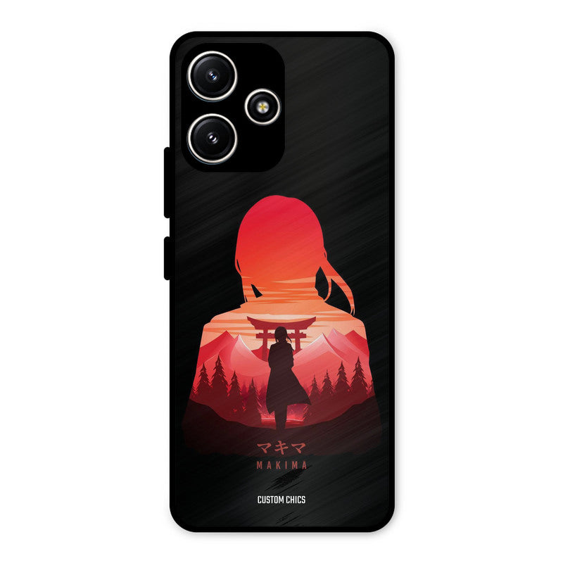 Makima Redmi 12 5G Mobile Back Cover - Anime PrintShield Case
