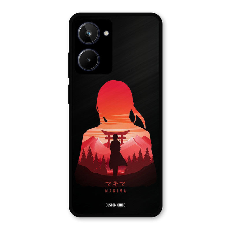 Makima Realme 10 Mobile Back Cover - Anime PrintShield Case