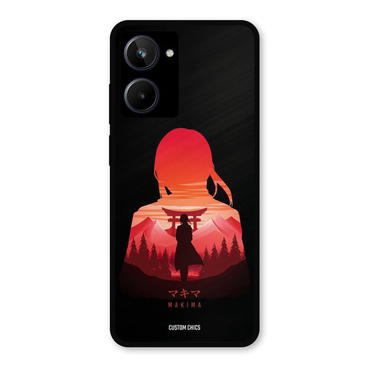 Makima Realme 10 Mobile Back Cover - Anime PrintShield Case