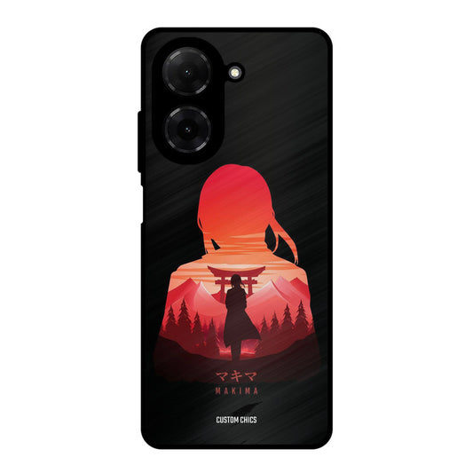 Makima Poco C71 Mobile Back Cover - Anime PrintShield Case