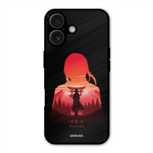 Makima iPhone 16 Plus Mobile Back Cover - Anime PrintShield Case