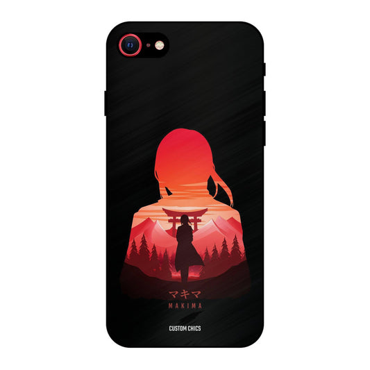 Makima iPhone SE 2020 Mobile Back Cover - Anime PrintShield Case